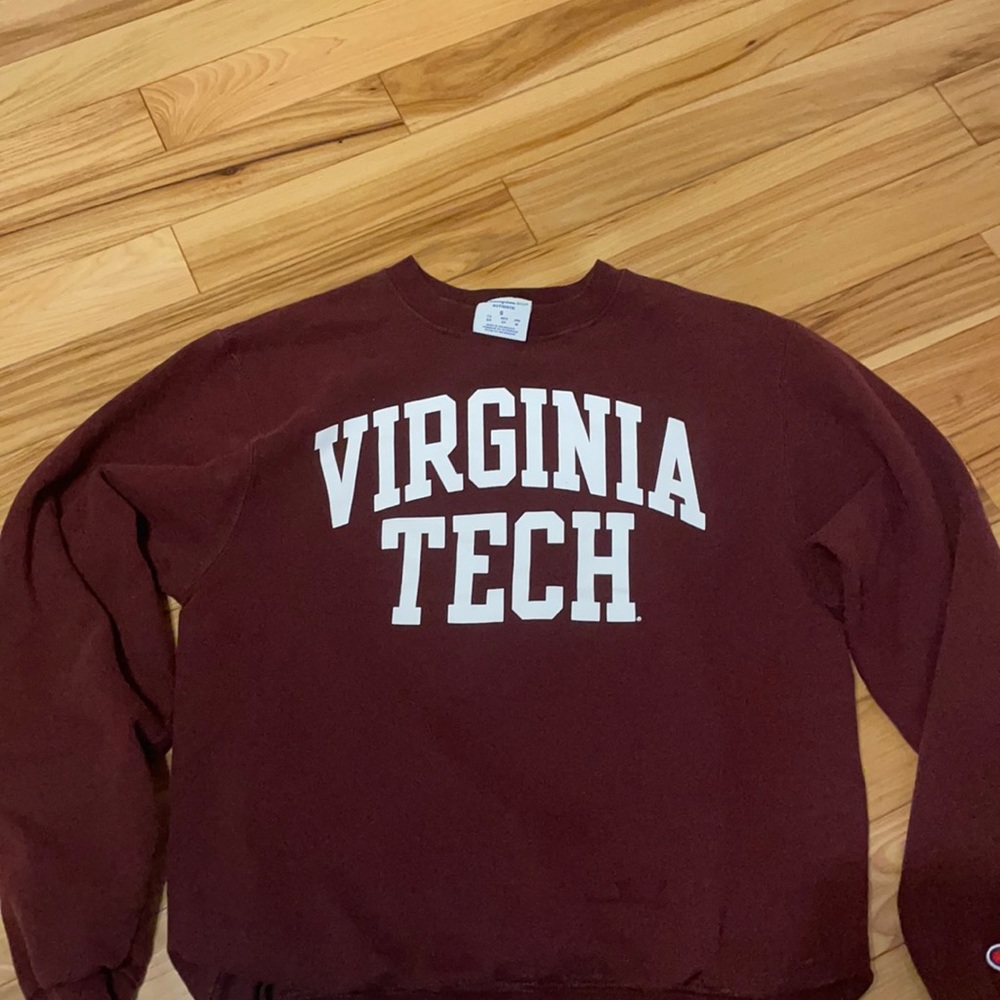 virginia tech champion crew neck